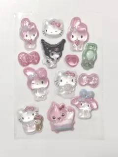 ボンボンドロップシール おすそ分け マイメロ ハローキティ しずくちゃん