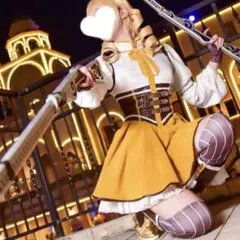 魔法少女まどか☆マギカ 巴マミ コスプレ衣装 ウィッグ 武器セット
