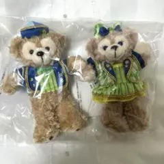 【未使用タグ付】TDS15周年グランドフィナーレ ダッフィーシェリーメイぬいぐる