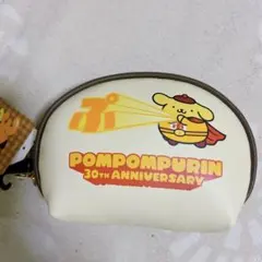 新品 ポムポムプリン　30周年　ポーチ　しまむら