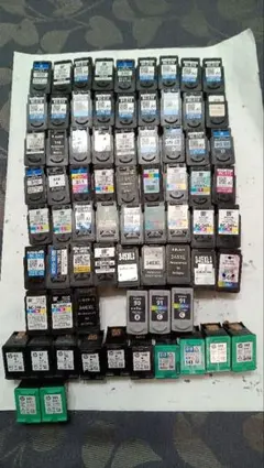 使用済みインク、互換品、キャノン用、グレー、hp 72 個