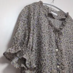 ehkä söpö 花柄 半袖シャツ Fサイズのサムネイル