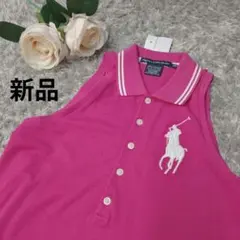 新品　Ralph Lauren Sport ピンク ワンピース XS