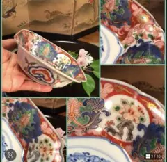 古伊万里】未使用の色絵大皿・大鉢 大相撲@大翔山引退記念27cm - メルカリ