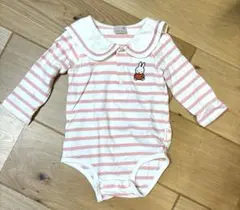 80サイズ petit main ミッフィー ロンパース