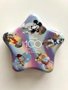 【限定品】ディズニー100周年 記念デザイン 星型缶ケースのサムネイル