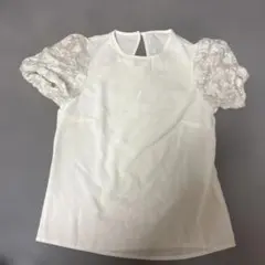 SHEIN ホワイト　半袖　ブラウス　XS 中古