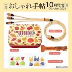 大人のおしゃれ手帖 増刊 付録 リサラーソン デジタルグッズ5点セット