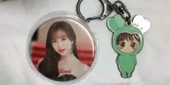 TWICE ミナ 缶バッジ キーホルダー ミブリー