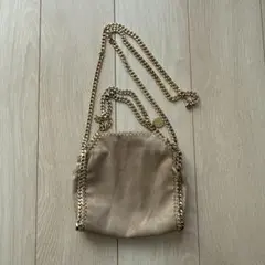 STELLA McCARTNEY ベージュショルダーバッグ