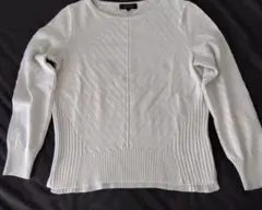 Reflect ホワイト 長袖ニット 11号