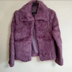 Loi firenze ファーコート パープル