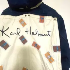 貴重 金子功時代 カールヘルム ゼッケン デニム MA-1 ジャンパー