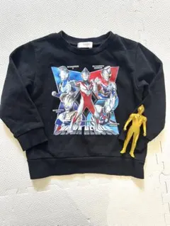 ウルトラマン トレーナー 110cm ソフビ付き　イマジネーションゴールドアー