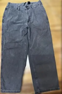 GU ジーンズ　ワイドデニムパンツ サイズL