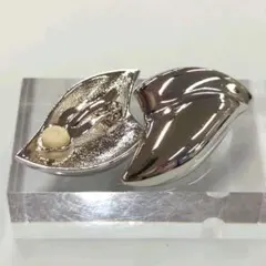 Vintage 流線型 シルバーイヤリング