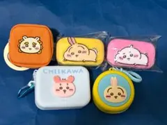 【新品5個】ちいかわ カラビナポーチ シリコンポーチ ジュエリーケース うさぎ