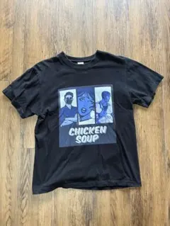 CHICKEN SOUP プリントTシャツ ブラック