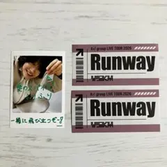 Aぇ!group Runway ミニフォトセット 佐野晶哉&落下物