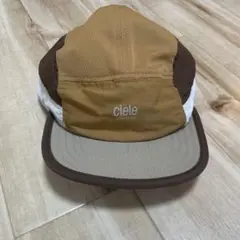ciele ランニングキャップ 56.5㎝ブラウン/ベージュ