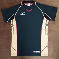 Mizuno ラガーシャツ ブラック レッド XL - メルカリ