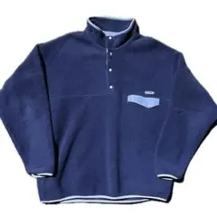 【極美品】USA生地使用 パタゴニア シンチラ スナップT 濃紺 XL 00s