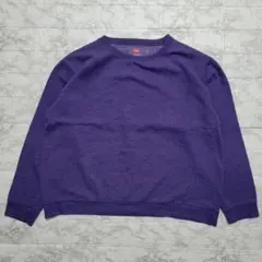 Hanes 古着 スウェット パープル L