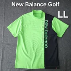 美品 ニューバランスゴルフ 近年 モックネックシャツ LL 6 グリーン 速乾のサムネイル