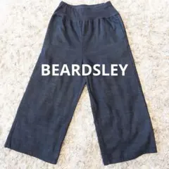 BEARDSLEYビアズリー ラップ風アシンメトリーワイドデニム パンツ