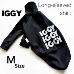 イタグレ服　長袖シャツ　IGGY　ブラック　Mサイズ