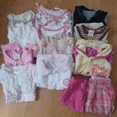 最終値下げ★～半袖長袖60~70cm 14点　　女児　ロンパース多め