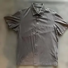 UNIQLO グレー ボタンダウン 半袖シャツ