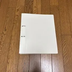 ホワイト A4 リング式ファイル 2穴　5個セット