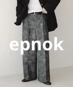 春　きれいめ　モード　epnok ヴィンテージライク スラックス Lのサムネイル