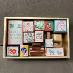 年賀状　スタンプ　判子　まとめ売り