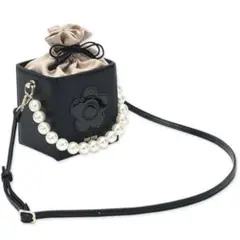 マリークワント　パールデコレーションショルダーバッグ