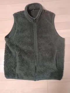 ユニクロ UNIQLO ベストフリース カーキ Lサイズ