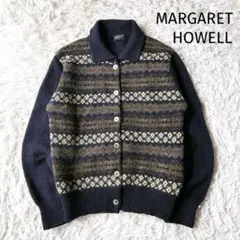 MARGARET HOWELL スコットランド製　ビンテージ　フェアアイル襟付きのサムネイル