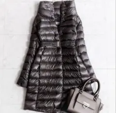 ヘルノ　42サイズ　ベルト付きダウンコート