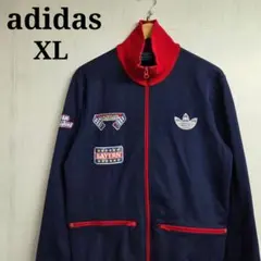 アディダスオリジナルス トラックジャケット XL ネイビー レッド バイエルン