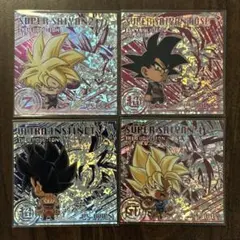 ドラゴンボールウエハースシール 4枚セット