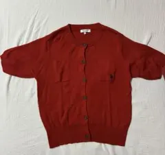 U.S. POLO ASSN. レッド カーディガン Fのサムネイル