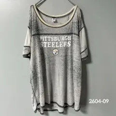 【'47】NFL公式 ピッツバーグ・スティーラーズ ゆるだぼ Tシャツ XL