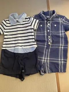 baby GAP ロンパース 6-12ヶ月 ＆70cm2枚セット