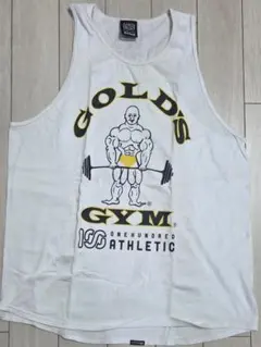 GOLD'S GYM リンガータンクトップ Mホワイト 鈴木雅着用 - メルカリ