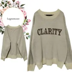 【ルノンキュール】Lugnoncure♡長袖セーター【F】ロゴプリントカジュアル