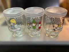 大野智ピンクT-シャツ付　六花酒造 奈良美智 ワンカップガラス空瓶 3点セット③