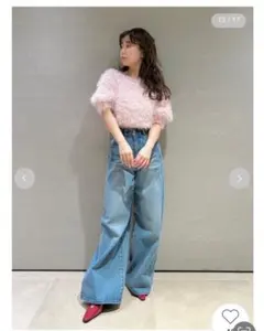 LILY BROWN×MARY QUANT】ファーイヤーマフラー - メルカリ