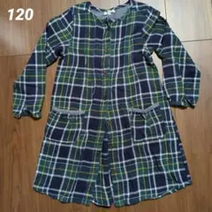 120サイズ　Seraph チェック柄 ワンピース