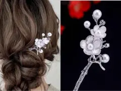 かんざし、簪、着物、ゴールド系、髪飾り、ヘアピン、浴衣小物、着物　小梅